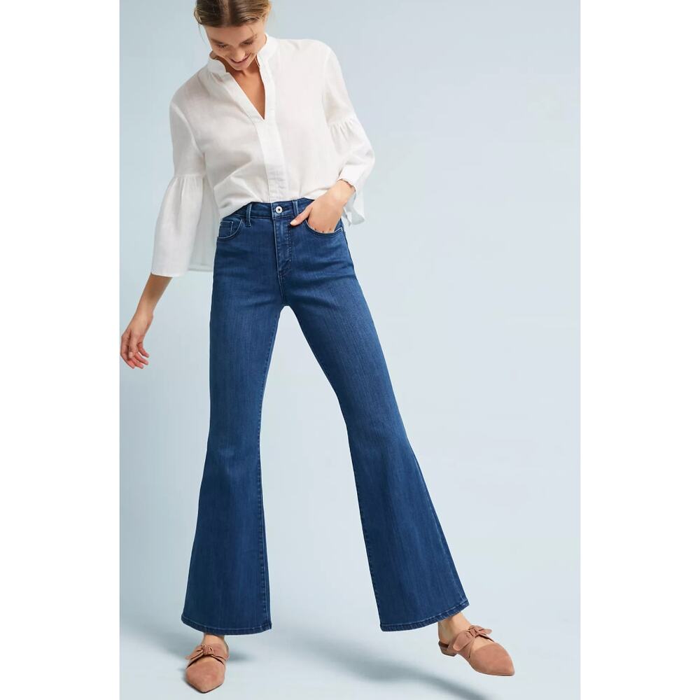 Pilcro by Anthropologie Petite Flare Jeans